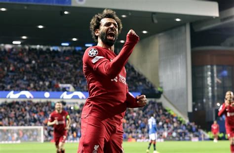 Salah Nets Fastest Champions League Hat Trick As Liverpool Crush Rangers