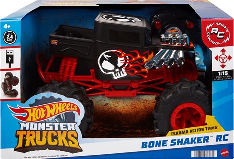 Snapklik Hot Wheels RC Monster Trucks Bone Shaker In Scale Remote Control Toy Truck