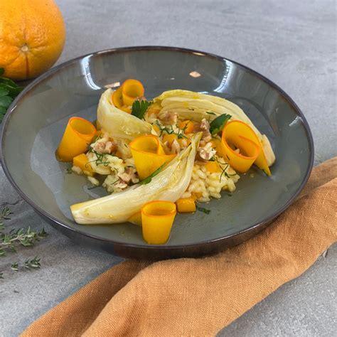 Rezept Kürbis Risotto mit Orangen Chicorée Rezepte Kaffee oder Tee TV