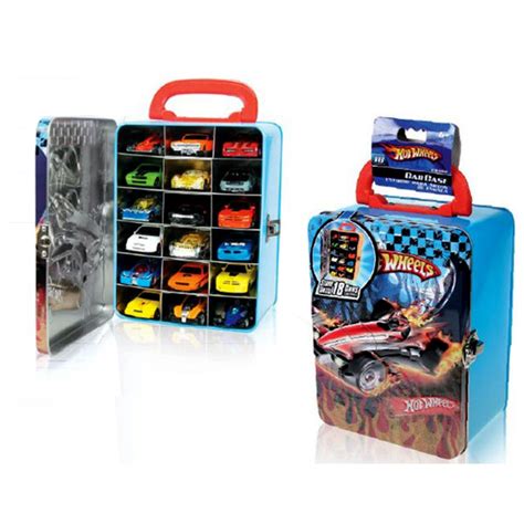 Box Plechov Na Aut Ek Hot Wheels Max Kovy Hra Ky