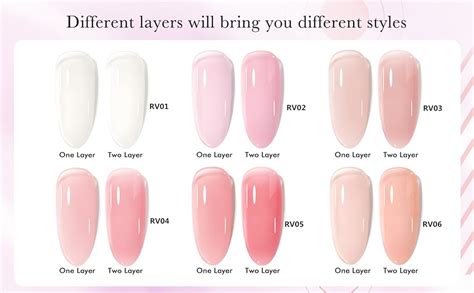 Amazon VENALISA Rubber Base Gel Polish Pcs Nude Pink Rubber Base For Nails High Gloss