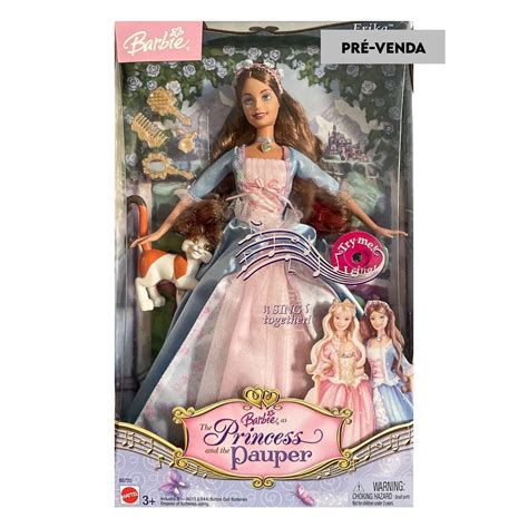 Boneca Barbie Princesa - PRÉ-VENDA Boneca Barbie Princess & The Pauper Erika 2004 (A Princesa e ...