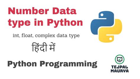 Number Data Types In Python Lec 6 1 Int Data Type Float Data Type Complex Number Data