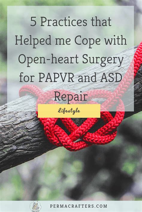 5 Practices that Helped me Cope with Open-heart Surgery for PAPVR and ASD Repair - Permacrafters ...