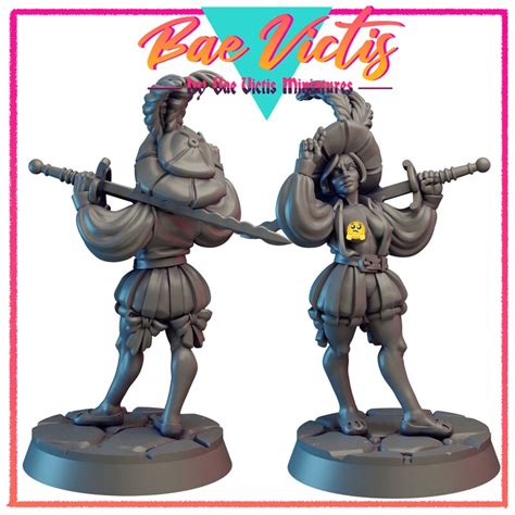 Nude Woman With Sword Etsy