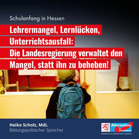 Lehrermangel, Lernlücken, Unterrichtsausfall: Die Landesregierung hat