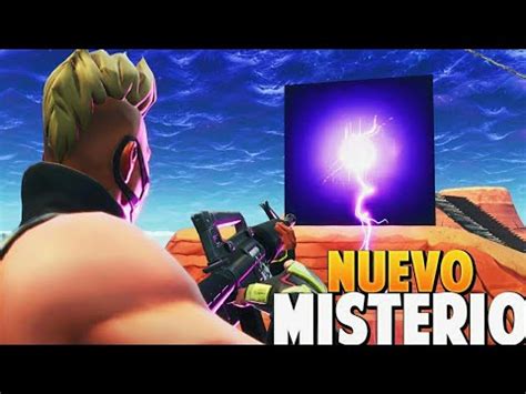 44 ALGO RARO ESTA PASANDO EN FORTNITE UN CUBO MORADO EN OASIS