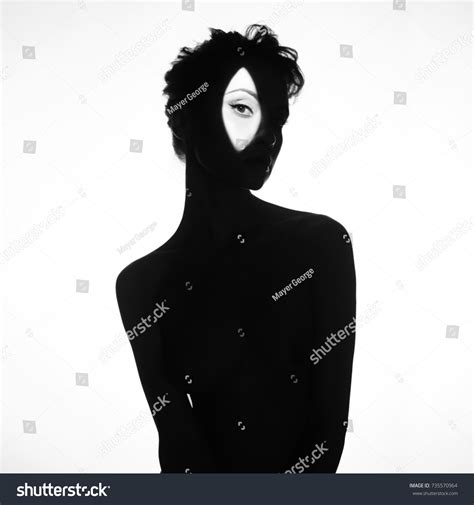 Black White Concept Fashion Photo Nude Stock Photo Shutterstock