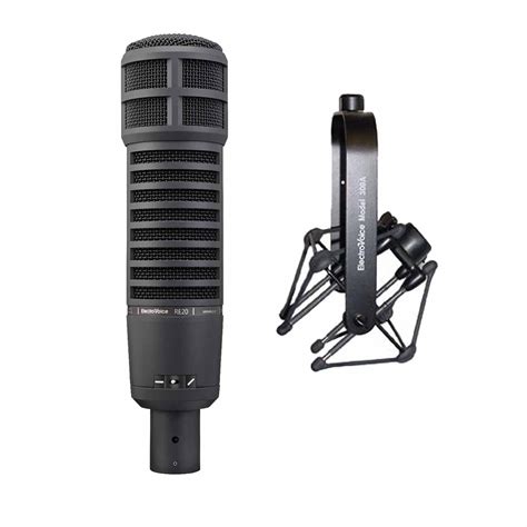 Electro Voice Re20 Large Diaphragm Dynamic Microphone Black Studio P