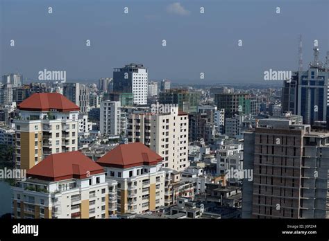 Top View Of Dhakas Gulshan Area Dhaka Bangladesh Stock Photo Alamy