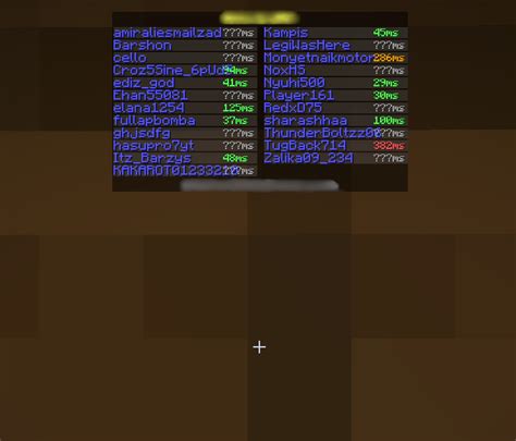 Ping In Tablist Minecraft Mod