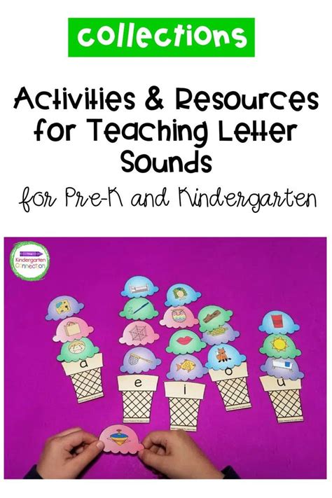 An Image Of Activities And Resources For Teaching Letter Sounds