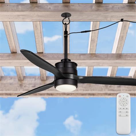 EKIZNSN 42 Inch Waterproof Outdoor Ceiling Fan for Gazebo with Hook