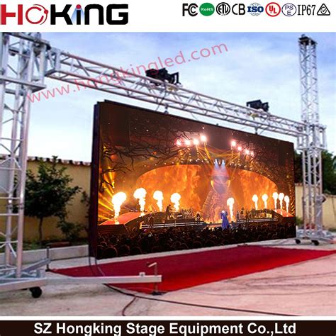 Cabinet 500mm1000mm Outdoor P391 Led Screen Background Sign China Led Display Panel And Full