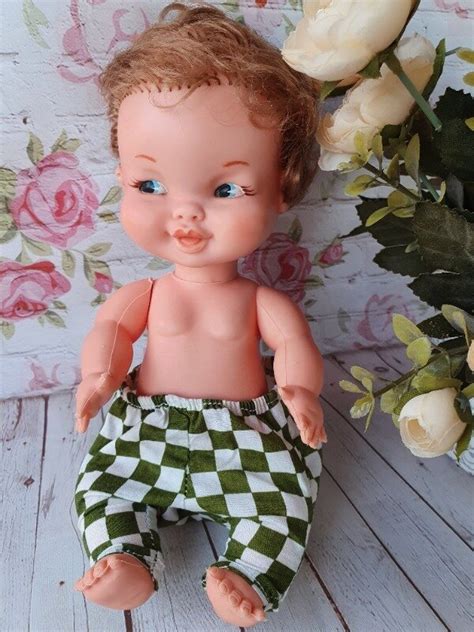 Винтажная кукла пупс Famosa Испания 1960 нарисованые глаза характерная ...