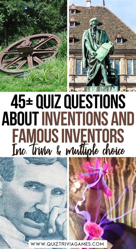 60 Inventions Quiz Questions & Answers (inc. Picture Round)- Quiz ...