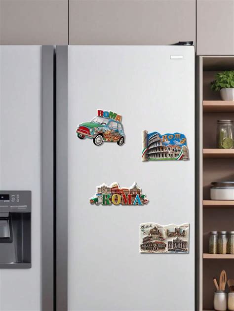 Pc D Resin Creative Refrigerator Magnet City Landmark Refrigerator