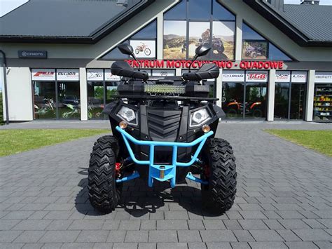 Quad Asix Magnum Automat Cvt Eec Z Kufrem Kolor Czarno Niebieski