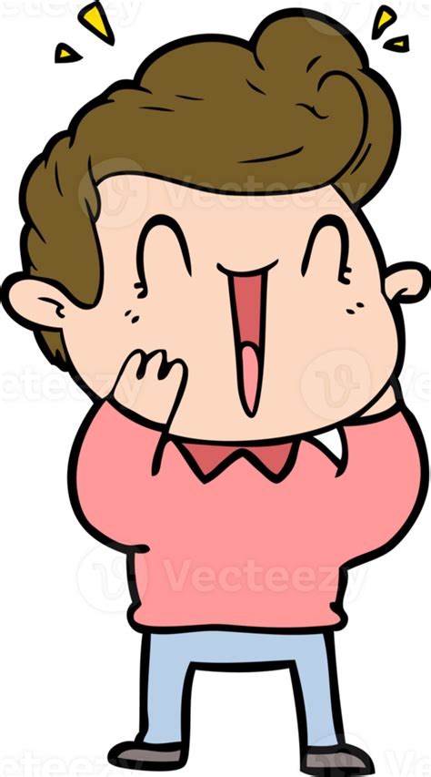 Cartoon Excited Man Drawing 46994427 Png