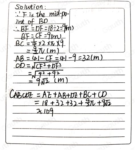 Solved The Diagram Shows A Shape Abcde The Shape Is Made From A