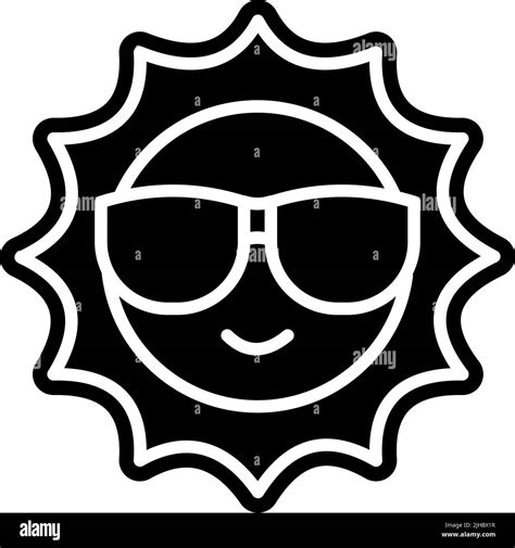 Sun Hot Cartoon Black And White Stock Photos Images Alamy