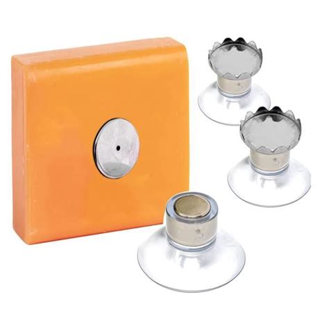 Lot De Porte Savon Aimant Avec Ventouse Porte Savon Magn Tique