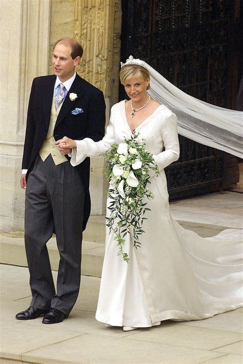 Prince Edward And Sophie Rhys Jonesat St Georges Chapel Windsor Castle June 1999 Royal