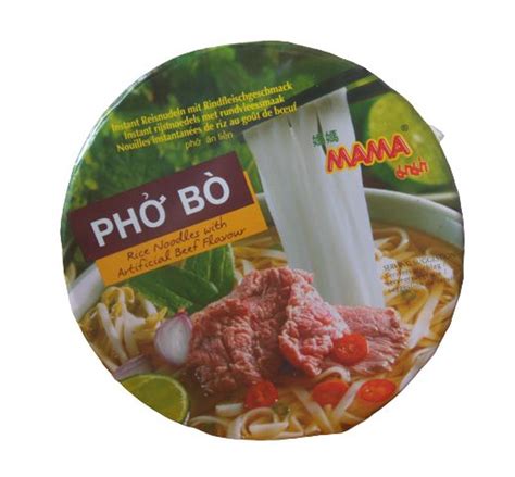 Mama Pho Noodle Bowl Beef 65g Leks Asian Market