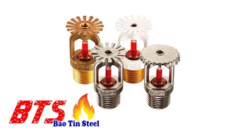 Đầu Phun Sprinkler Hướng Lên Thép Bảo Tín Cung Cấp ống Thép