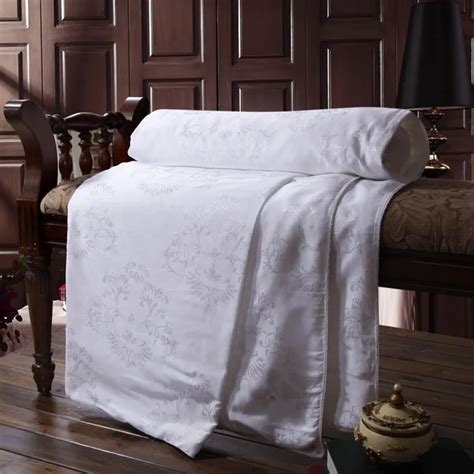 Супер мягкий шелк тутового шелкопряда летние одеяла натуральный шелк ...