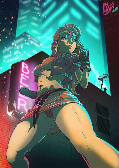 Blaze Fielding Taking It To The Streets By NinsCreations Hentai Foundry