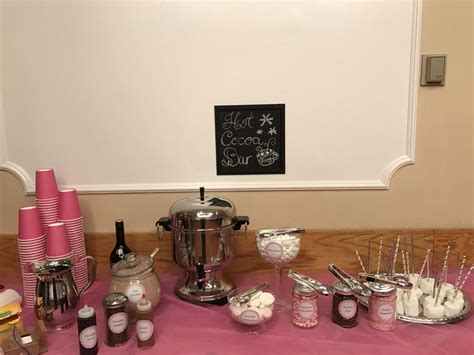 First Birthday Hot Cocoa Bar Sweet Winter Onederland Hot Chocolate