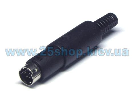 Штекер mini DIN 8 pin пластик HQ | Павільйон №6