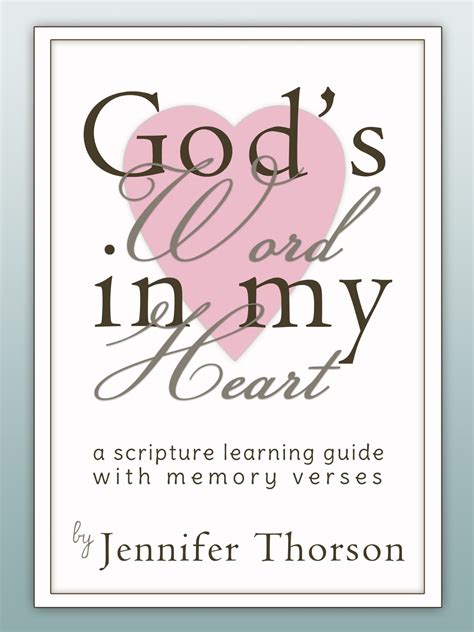 God's Word in My Heart: A Scripture Learning Guide with Memory Verses