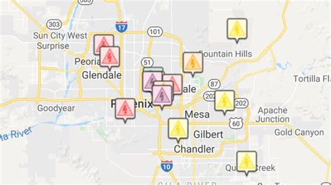 Srp Power Outage Map Mesa