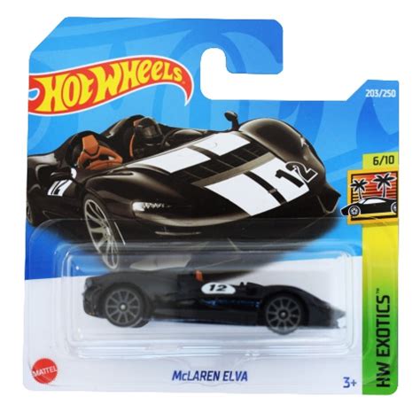 Hot Wheels McLaren Elva fekete kisautó Mattel vásárlás a