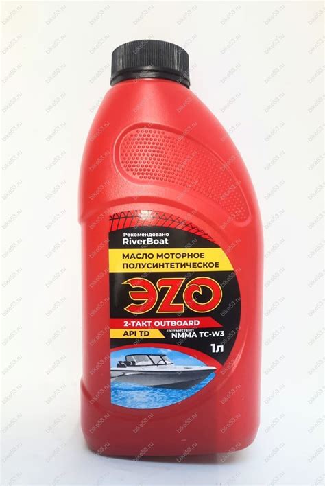 Масла+смазки : 2Т ЭZО Outboard П/Синтетика API TD NMMA TC-W3 1литр ...