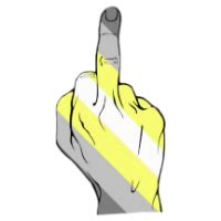 Demigender Fuck You Discord Emoji