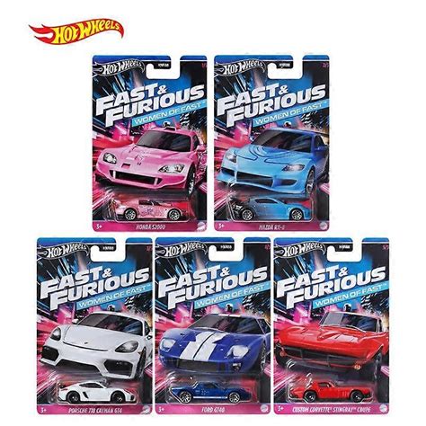 Hot Wheels Fast Furious Women Of Fast Mazda Rx B Honda Camaro Bugatti Veyron Nissan