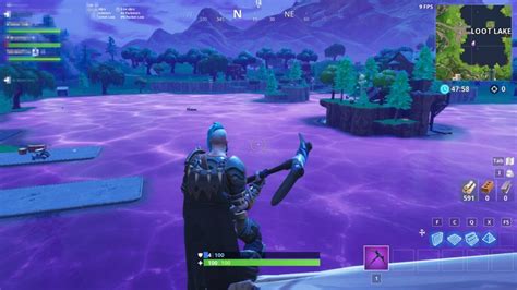 The Cube Disappeared In Loot Lake And Has Created Purple Water