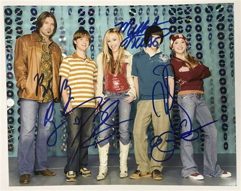 Hannah Montana Cast Autographed Glossy 8x10 Photo | AACS Autographs