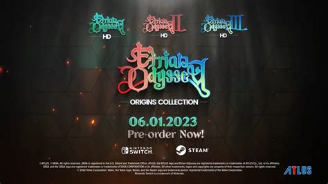 Etrian Odyssey Origins Collection announced for Switch