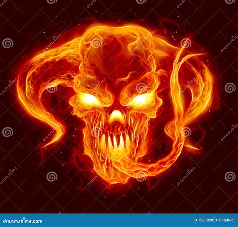 Fire Demon Illustration Stock Illustration Illustration Of Demon