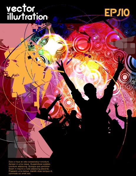 Music Event Background Vector Eps10 Illustration Stock Vector By