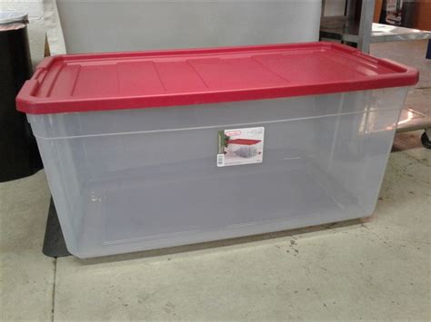 Lot Detail Sterilite 50 Gal Stacker Box Red