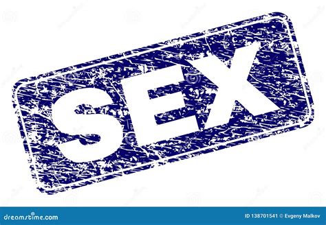 Scratched Sex Framed Rounded Rectangle Stamp Stock Vector Illustration Of Distress Imprint