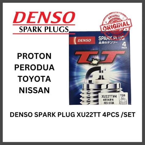 DENSO Spark Plug Nickel XU22TT Perodua ALza Myvi Lagi Best icon Juara ...
