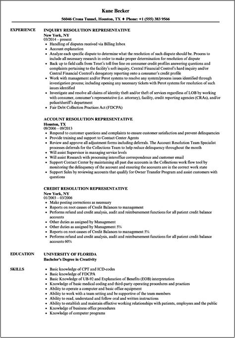 Conflict Resolution Skills Resume Sample Resume Gallery