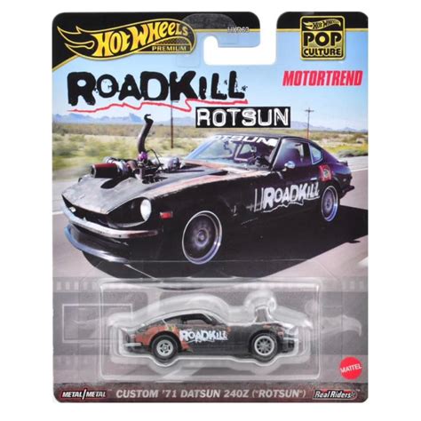 風火輪 Hot Wheels 金標 膠胎 POP 流行文化 CUSTOM DATSUN Z ROTSUN 蝦皮購物