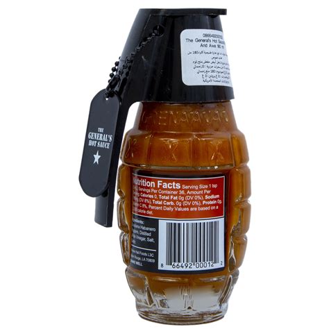 The General S Shock And Awe Hot Sauce Ml Online At Best Price Lulu Qatar